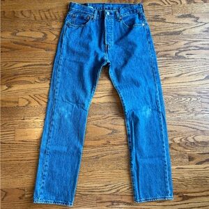 Vintage Men’s Blue Wash Levi’s 501 32x32